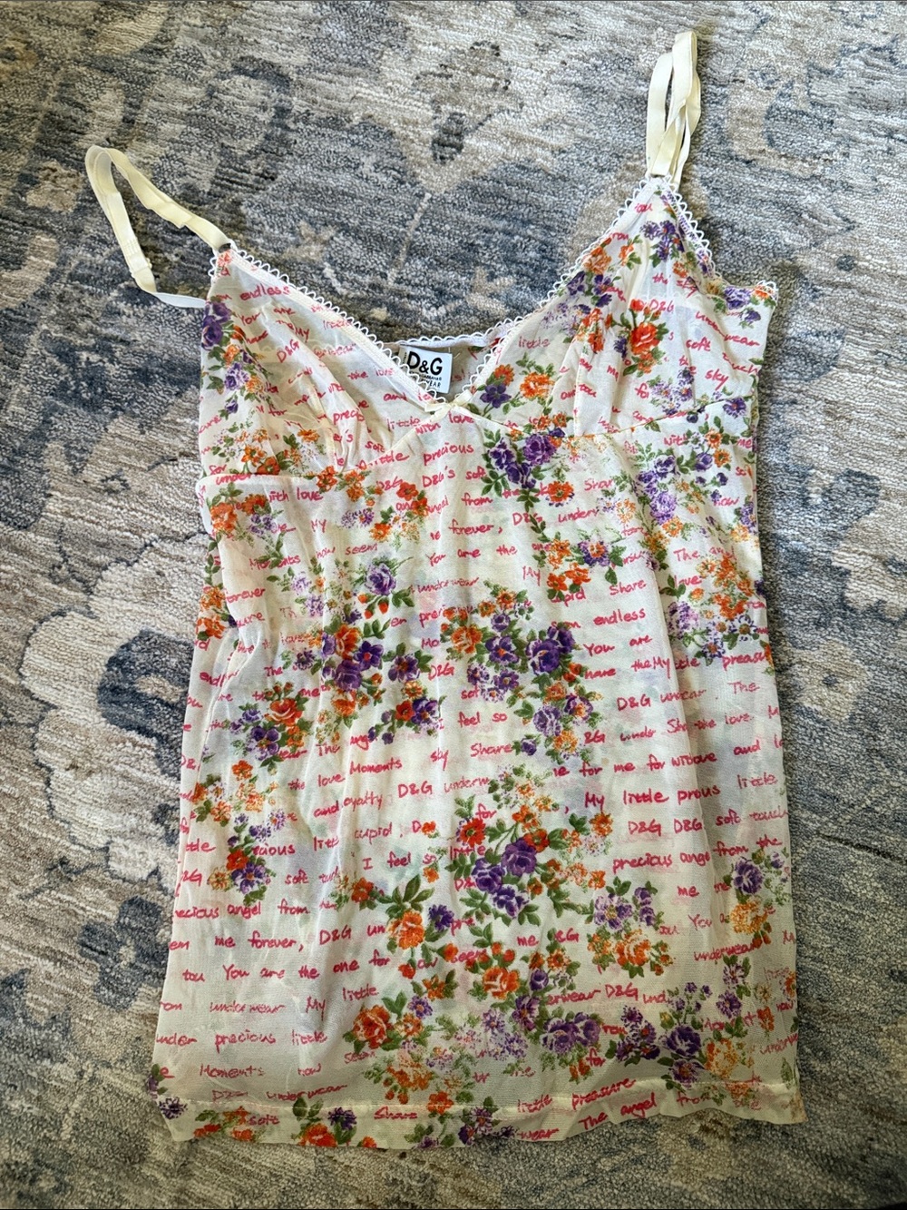 Dolce and Gabbana underwear cami sz s/m